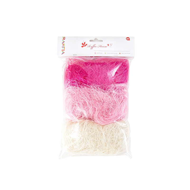 Mezcla de yute multicolor – mezcla degradada del mismo tono