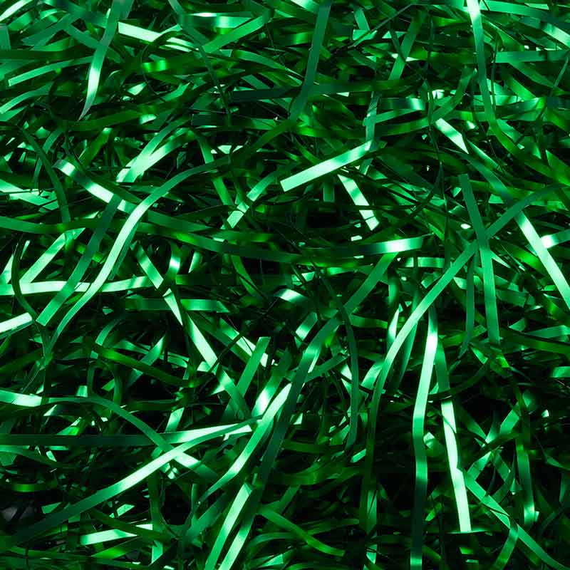 Seda decorativa brillante de PET para relleno	