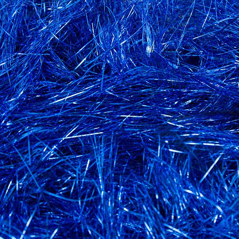 Seda decorativa brillante de PET para relleno	